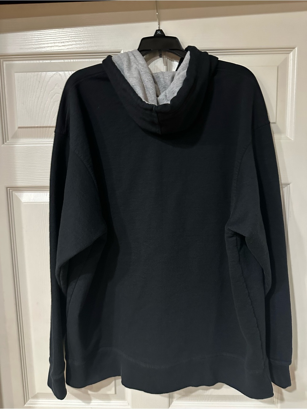 Champion Men’s Black Hoodie with Blue Lettering 2XL - Picture 3 of 3